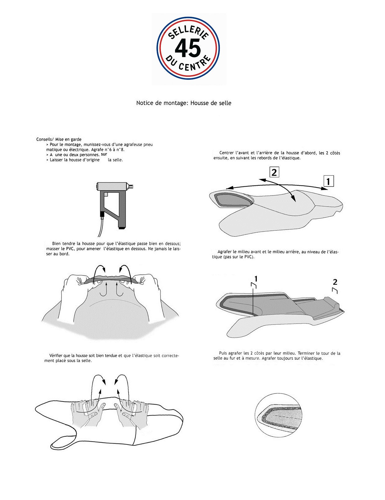 Housse confort pour Suzuki bandit 600 & 1200 à partir de 2000 à 2005